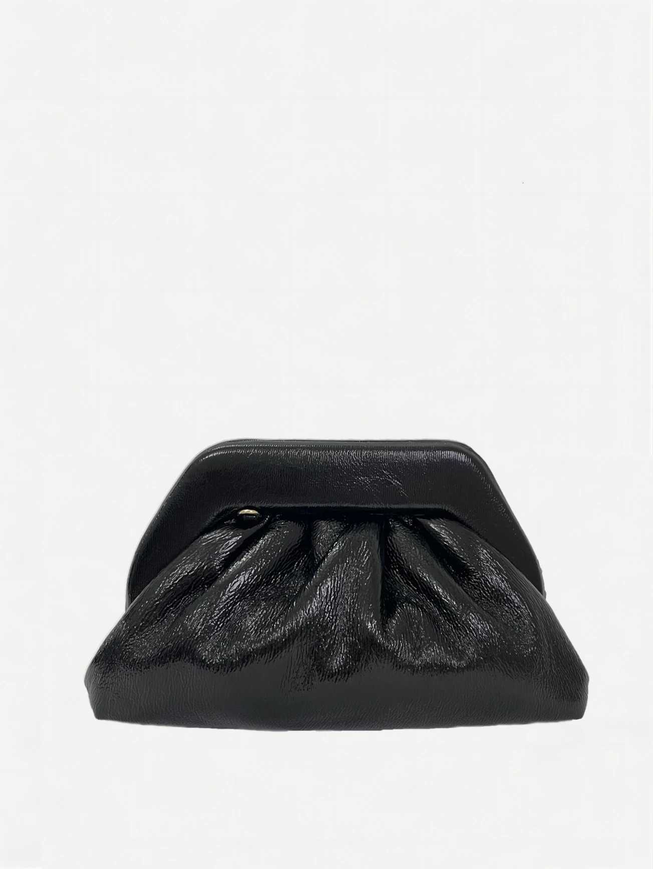 Womens highend PU solid color handbag lined with a random color lightweight dinner bag suitable for dinners weddings and p Z251024