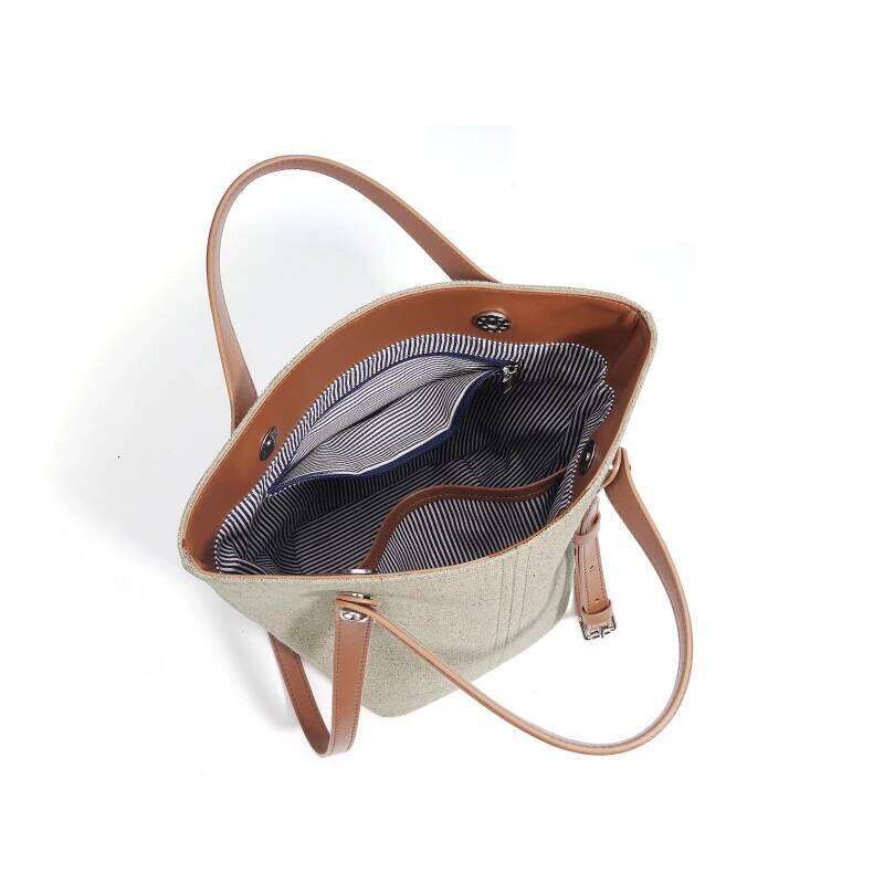 New High-End Genuine Leather Commuter Shoulder Fashion Women's Vintage Bucket Handbags Casual Niche Designe Underarm Bag 1025