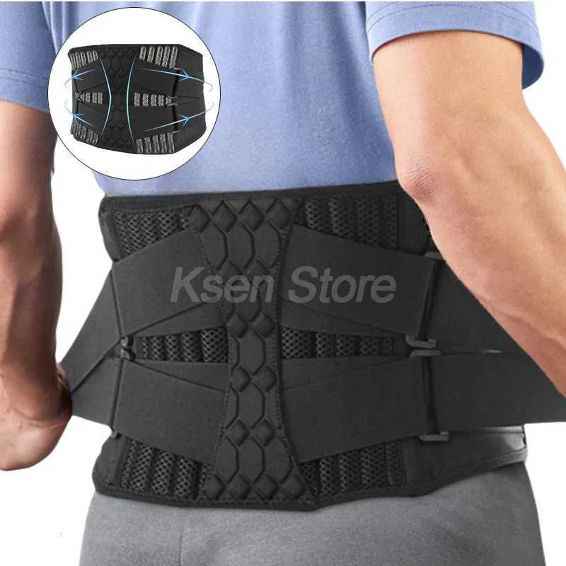 Elastic Waist Support Belt Upgraded Lower Back Support Traction Lumbar Spine Fitness Back Lumbar Support Herniated Disc Sciatica Y251025