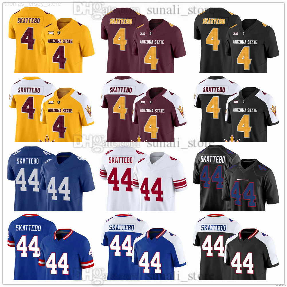 4 Cam Skattebo Jersey Football 2026 Mens Arizona State College Sun Devils Men Women Youth Stitched