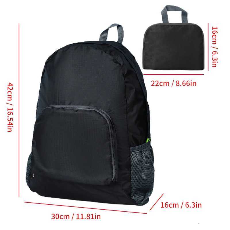 Outdoor Backpack Leisure Large Capacity Lightweight Water Proof Foldable Backpack Outdoor Travel Book Bag W251025
