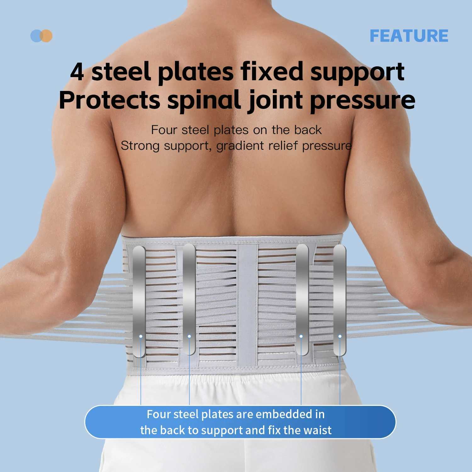Sports Waist Belt For Men And Women Dual Pressure Fitness Breathable Abdominal Belt Lumbar Support Lumbar Support Lumbar Support Y251025
