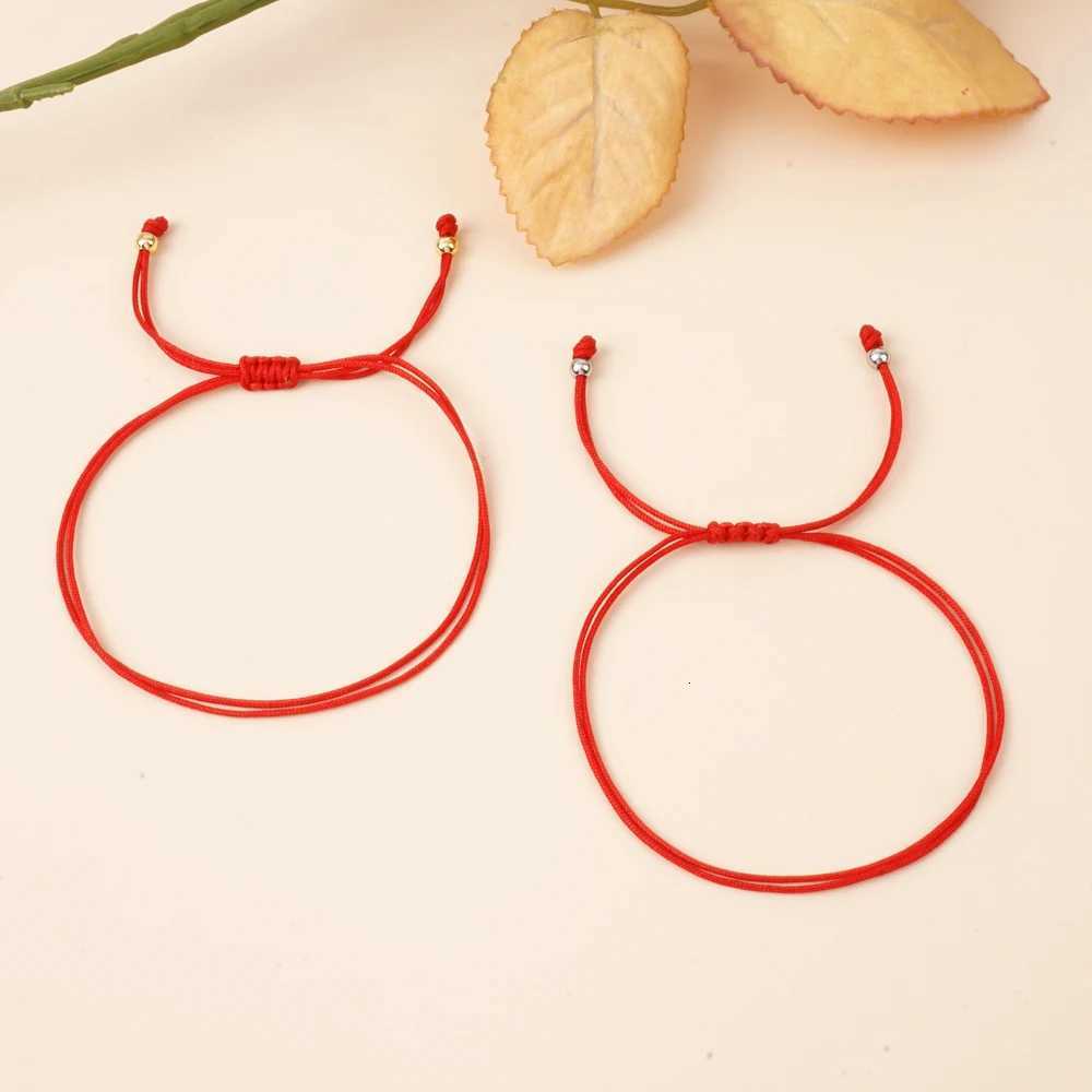 Go2boho Red Rope Bracelets Handmade Healing Luck Chain Boho Minimalist Tren Mtilayer Jewelry For Wen Men Festival GiftW251025