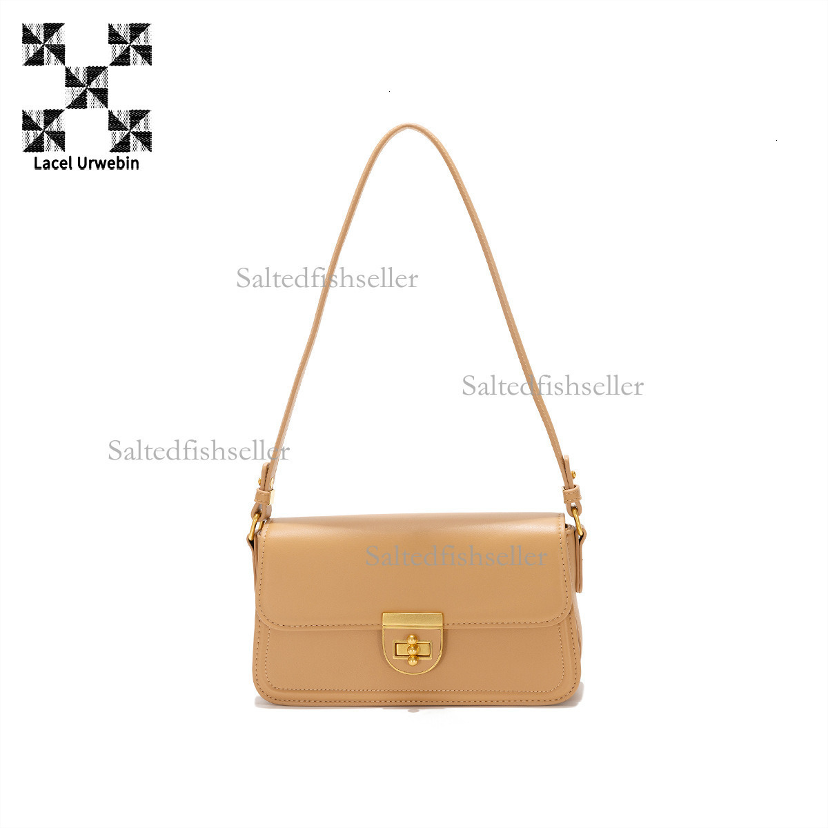 Lacel Urwebin Designer High-end Luxury Women's Shoulder Bag Fashion Summer New Item High-quality Leather Metal Buckle Business Versatile Commutin