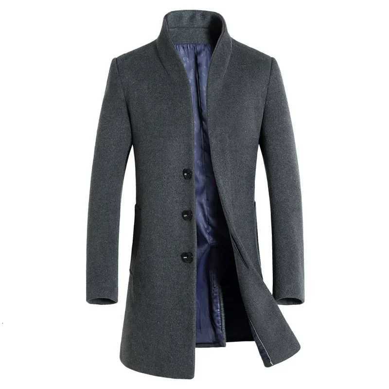 MRMT 2025 Brand Autumn Mens Jackets Wool In The Long Overcoat for Male Youth Leisure Slim Wool Woolen Cloth Coat ClothingT251025