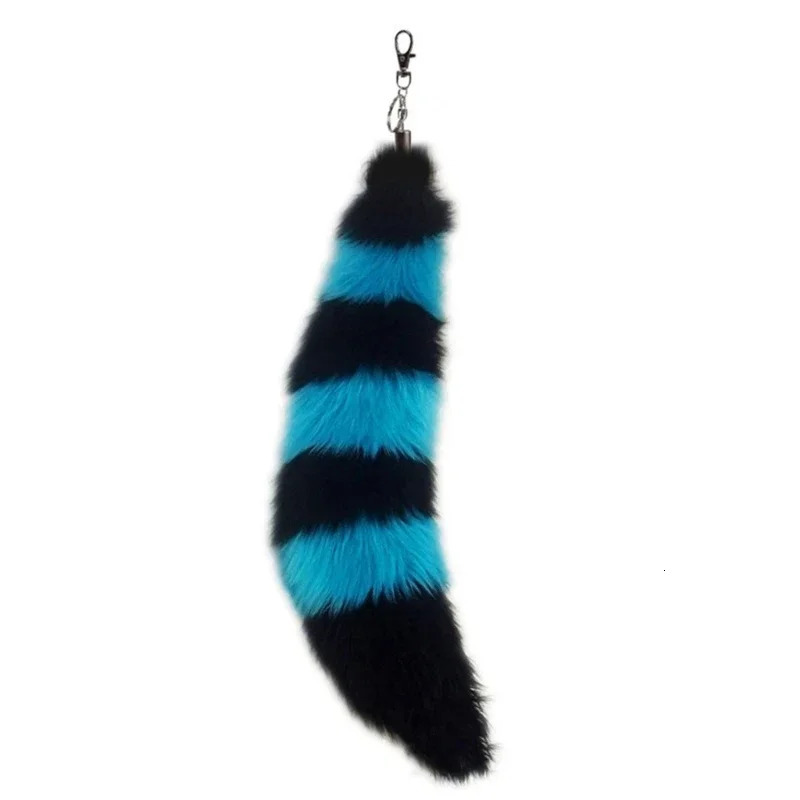 Faux Furs Foxes Tail Keychain Cosplays Toy Handbag Accessorise Bag Keyring Hook Pendant Charm Furs Car Keychain Gifts 251021