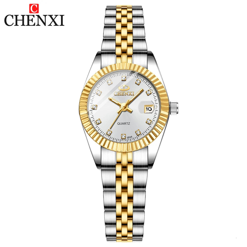 CHENXI Super Womens Watch Quartz Golden Stainless Steel Small Dial Charm Dress Trendy Wristwatch for Fashion La 251021