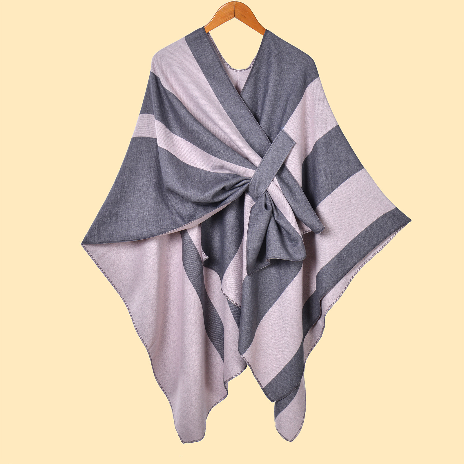 Simple Womens TieSlit Shawl for Spring and Autumn Travel Photography Warm Outdoor Cape Hot Sale New