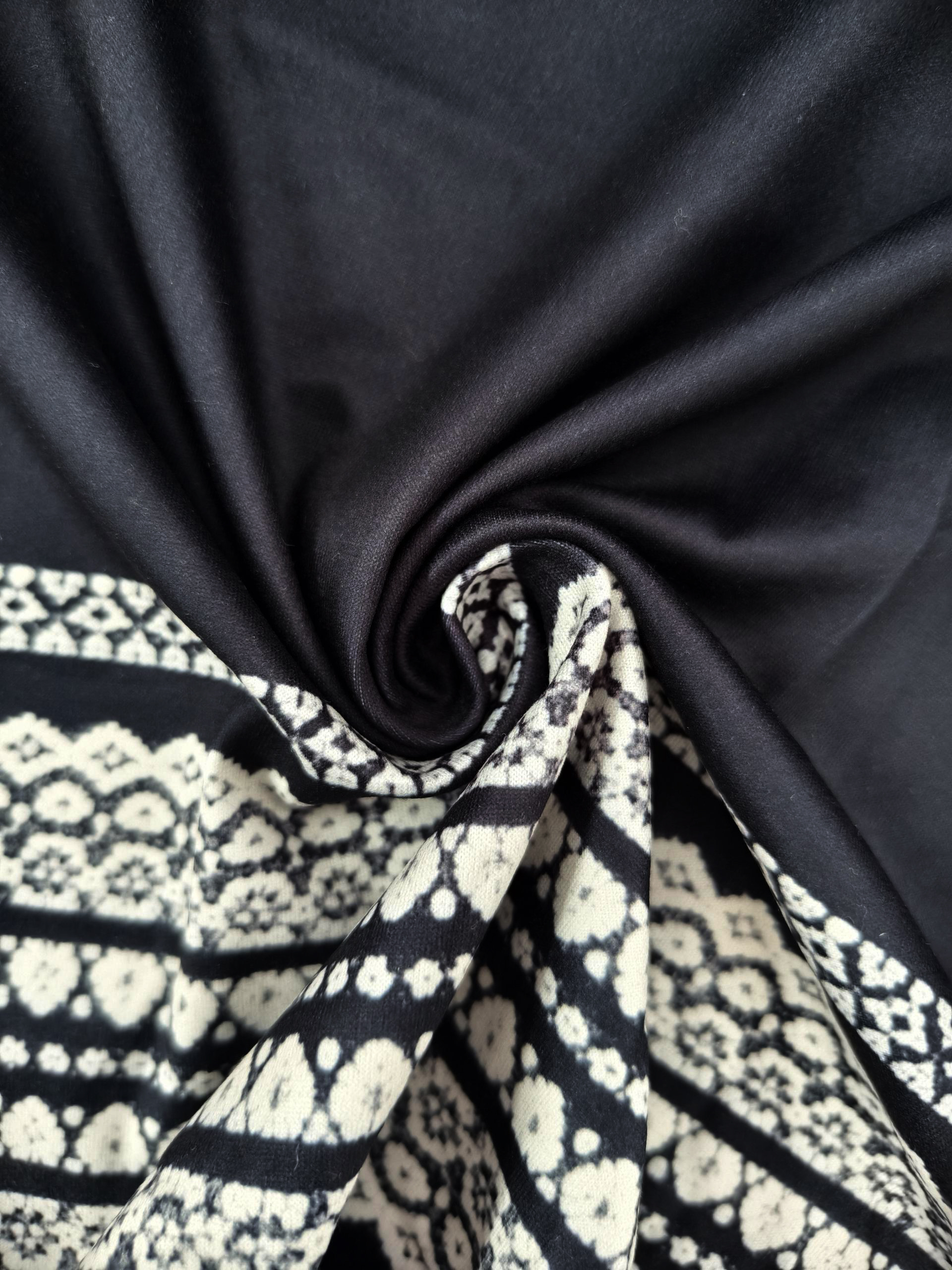 Autumn Winter Women's Fashion Printed Versatile Elegant Commute Style Young Office Lady Work Dress Black Dress, S-XXL---CF55346