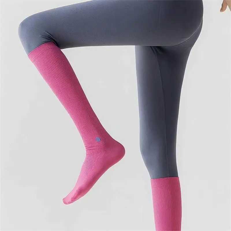 Pressure Calf Socks Women Compression Socks Exercise Fitness Yoga Running Knee Skipping Rope Y251024
