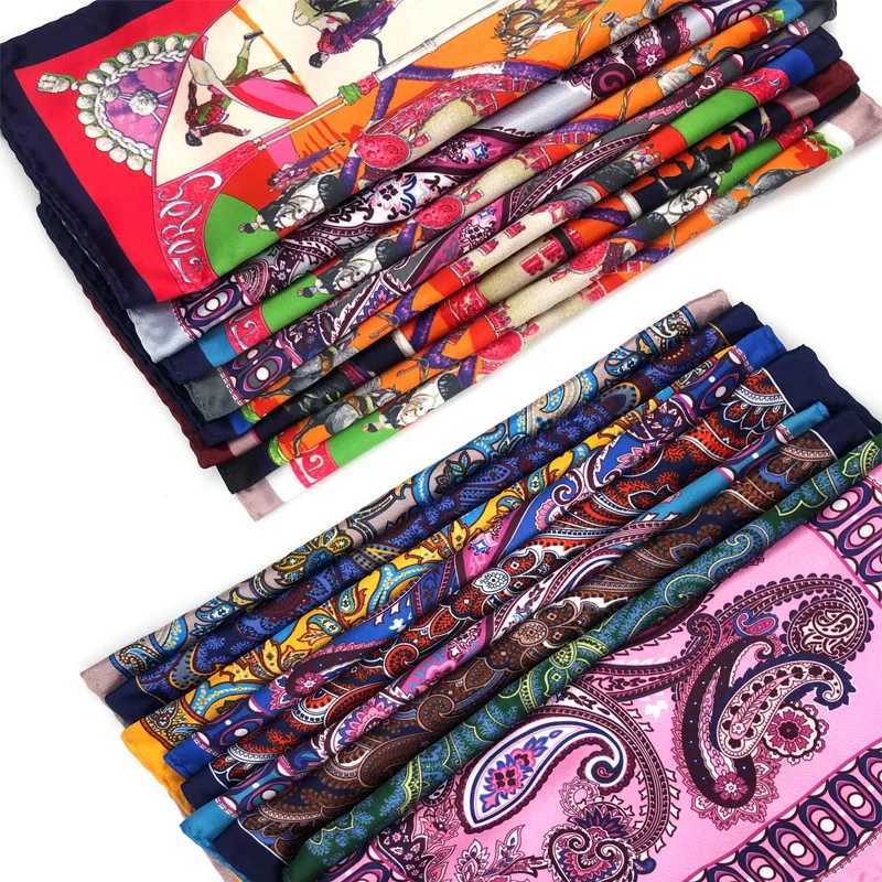 Mens Suit Pocket Chest Towel 2323CM Handkerchiefs Printed Small Square Retro British Korean Dr Hanky Y251024