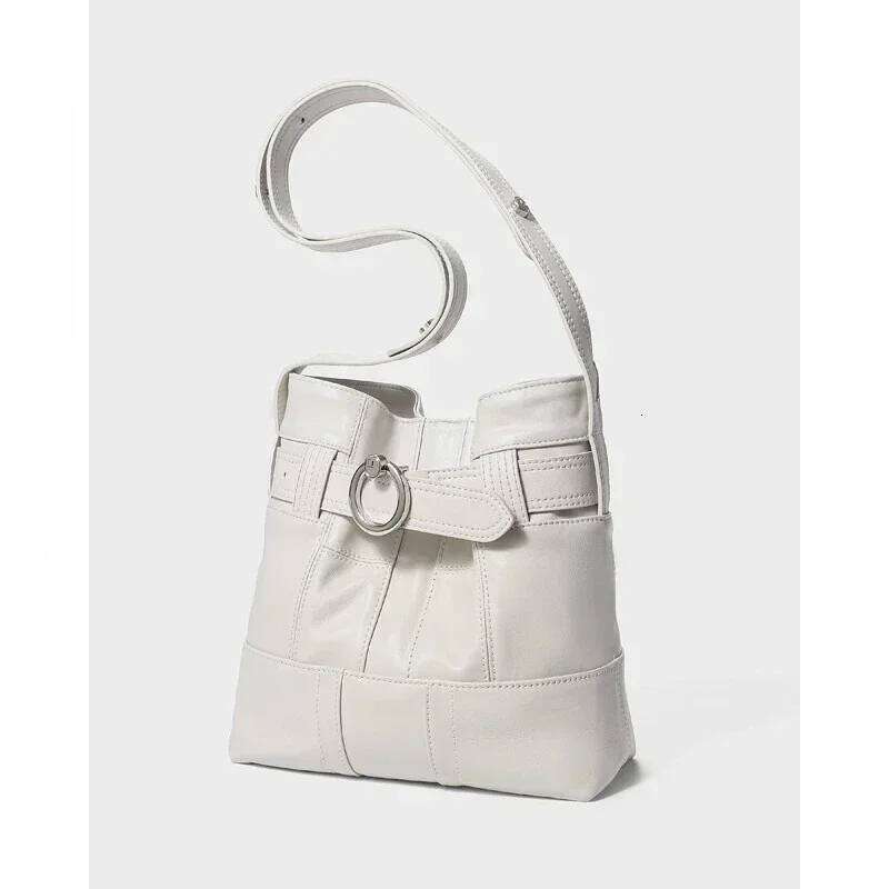 New High Quality Soft Leather Women Bucket Bag Large Capacity Female Handbag Famous Designer Women's Shoulder Bags 251025
