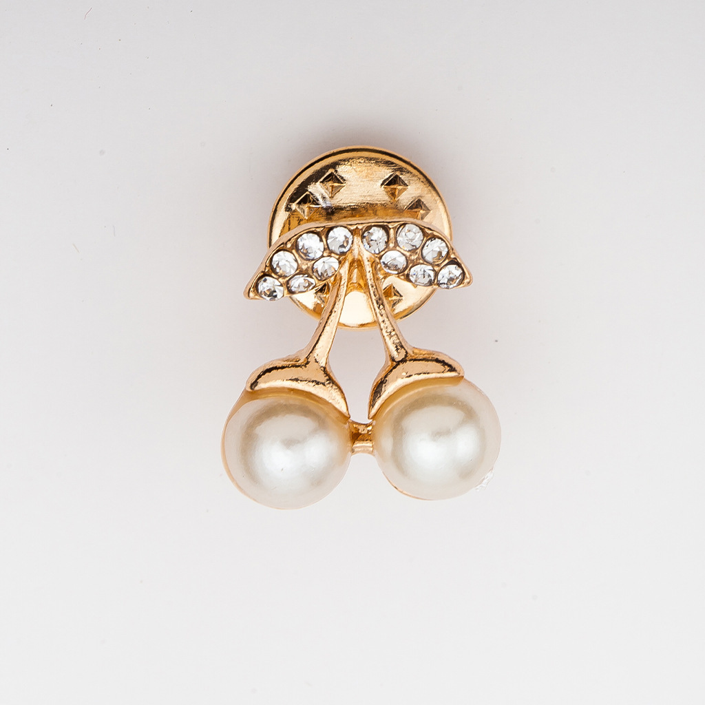 Korean Version New Creative Inlaid Dia Animal Owl Swan Cherry Brooch Clothing Accessories