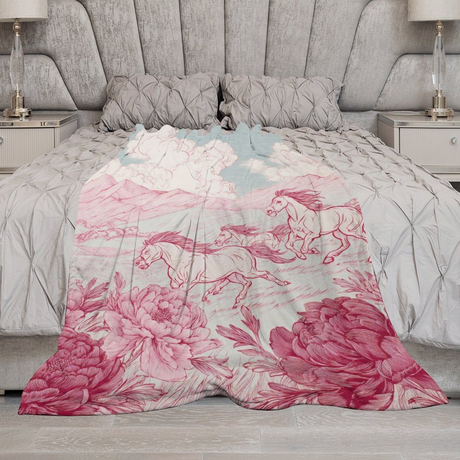 H Designer Horse blanket blanket throw cashmere vibration blanket copert Home Travel Throw Summer Air Conditioner Beach home bedding blankets throws H