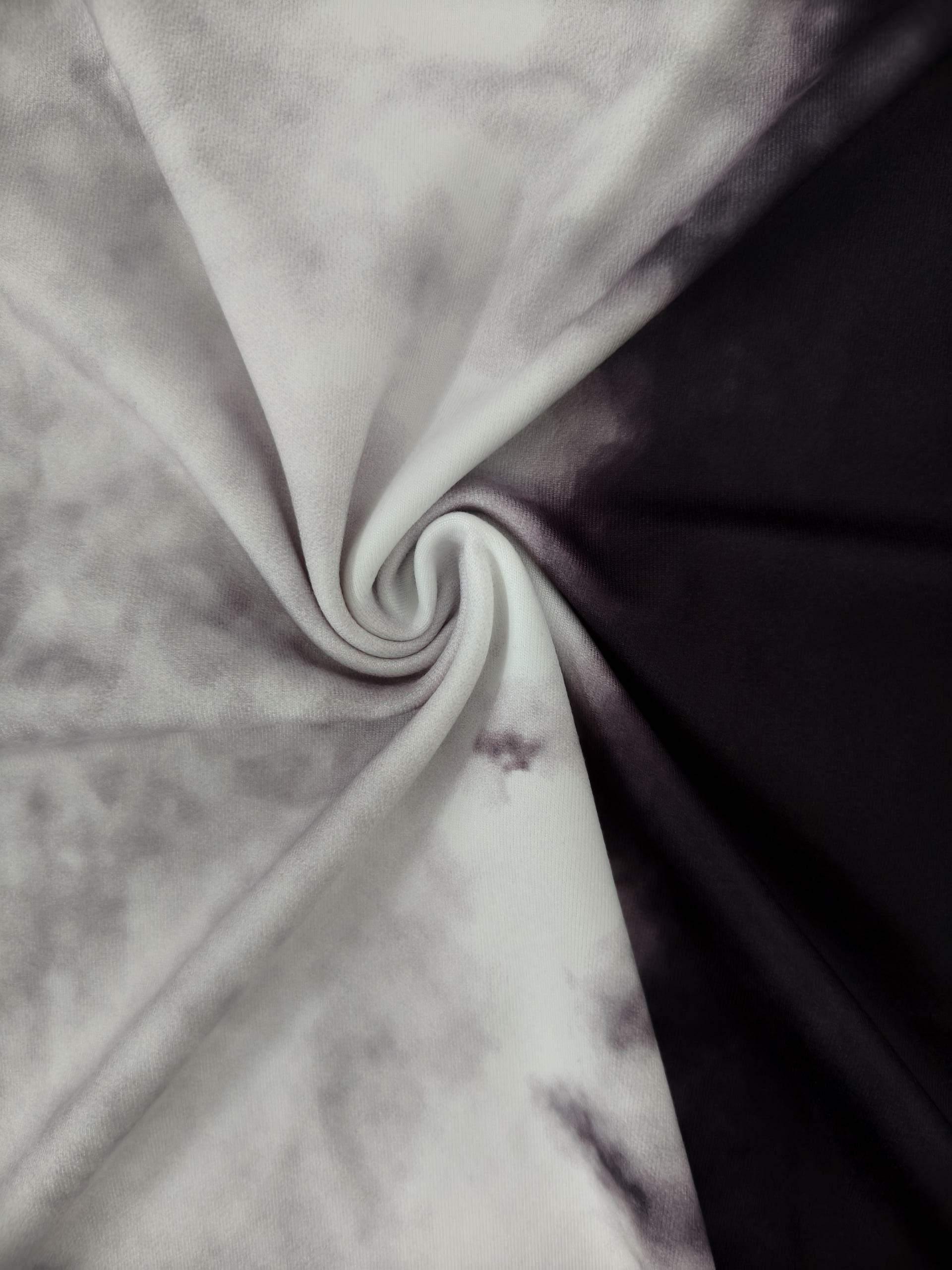 Autumn Winter New Fashion Off-Shoulder Tie-Dye Retro Women's Slim Fit Straight Dress, Milk Silk Black Gray Dress, S-XXL---CF56020