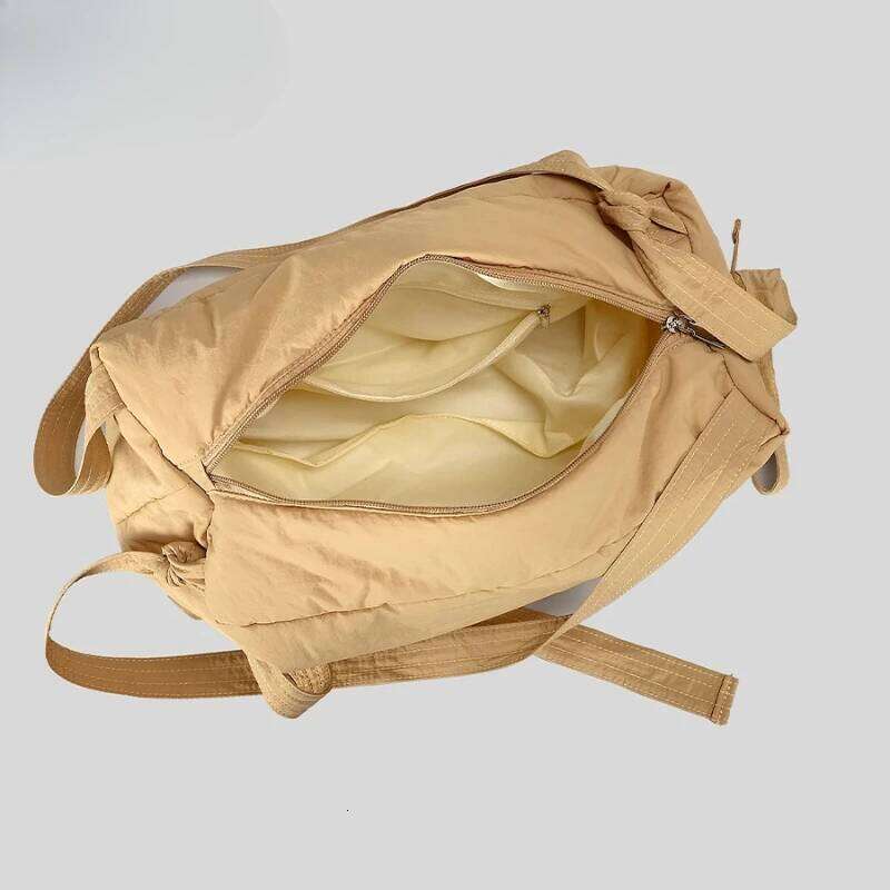 Girls Lightweight Underarm Bags Women Candy Color Bow Zipper Single Shoulder Crossbody Bag Puffy Elegant Commute Handbags Purses 251023 1025