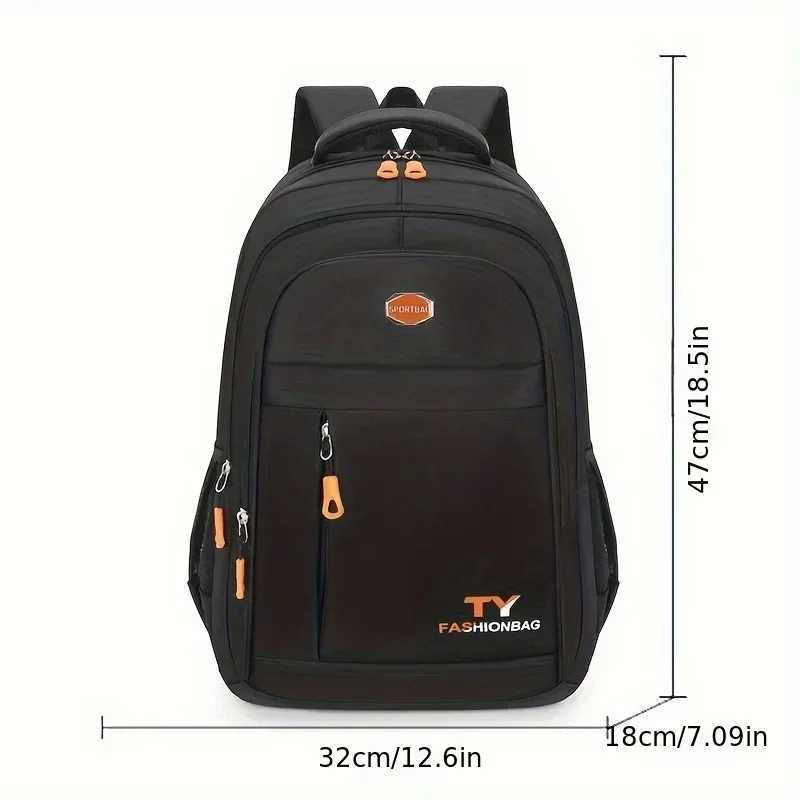 1 Pc Mens Backpack Large Capacity Waterproof Casual BackpackAdjustable Computer Backpack W251025