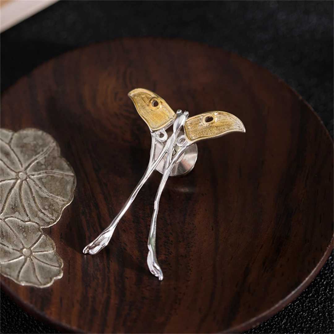 New 100 S925 Pure Silver Suit Exquisite Dress Jacket Freshwater pearl Womens Men Brooch olive Branch Accessories Jewelry J251115