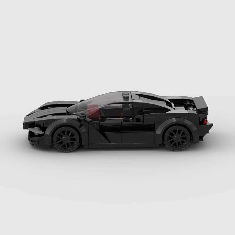 Hot MOC 765lt City Speed Racing Car Sports Building Blocks Bricks Technique Supercar Racers Vehicles Kits Toys Gift C251023