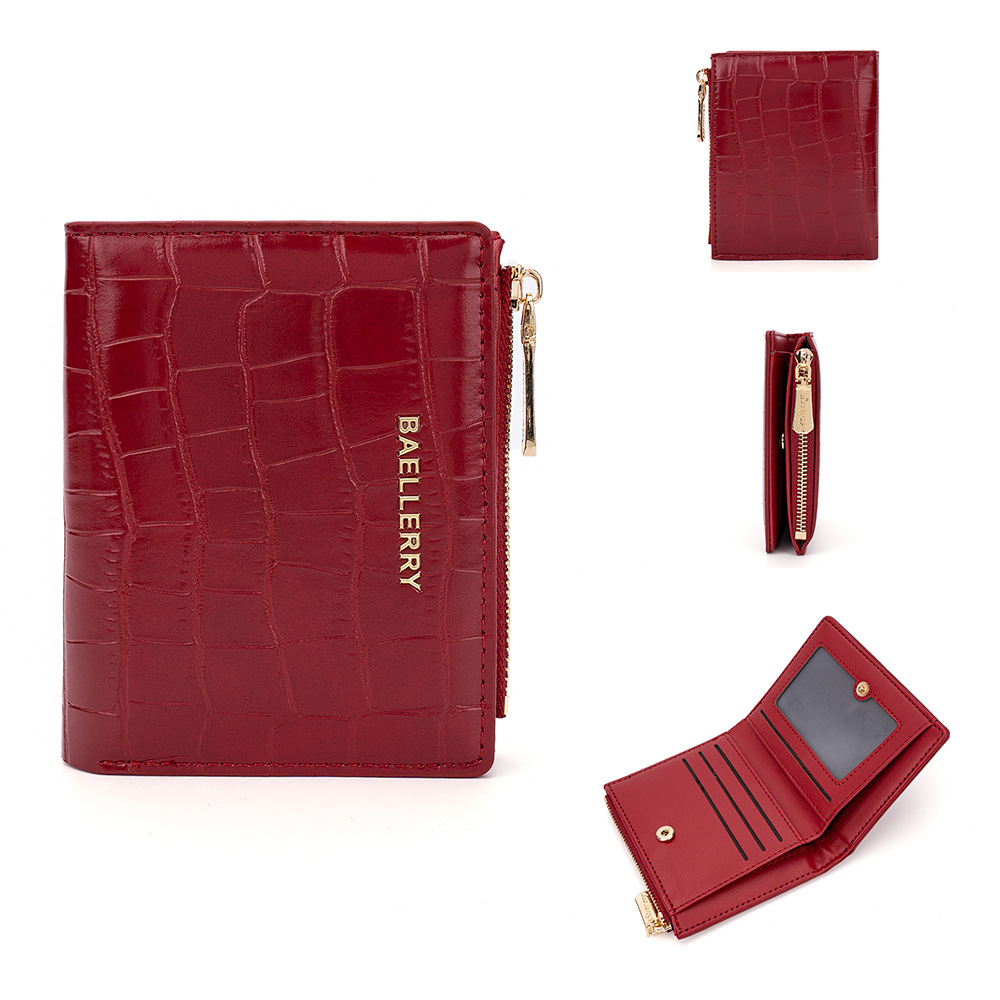 Designer Bag Custom Name Monogram Genuine Leather Men Wallet Card Holder Crocodile Pattern Gift for Girlfriend Boyfriend Friend Her