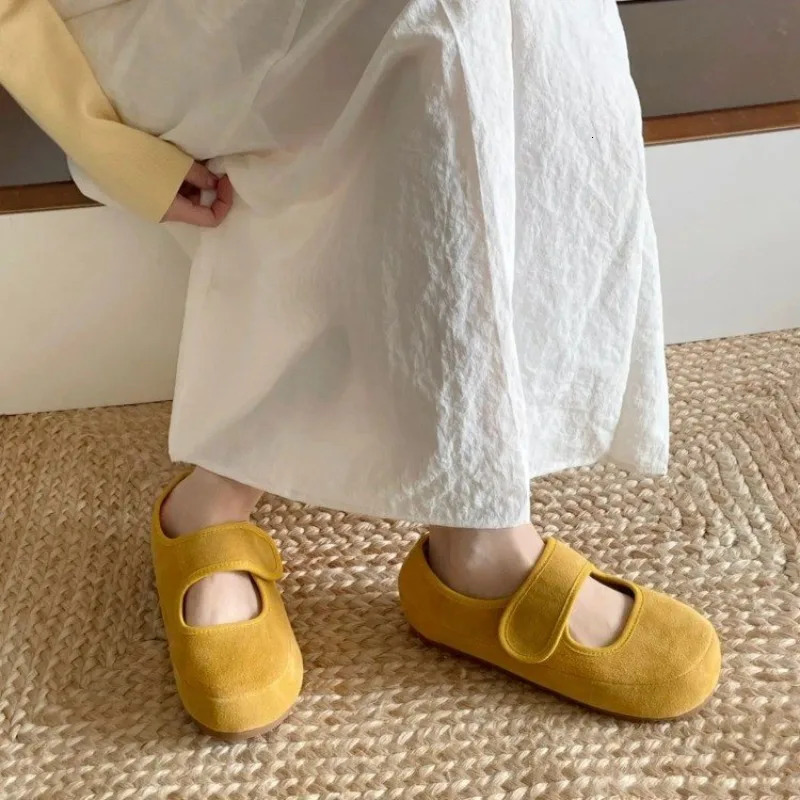Retro Soft Bottom round Head Mary Jane Shoes Womens Spring Casual Japanese Sle Gentle Wind Bean Shoes 251023