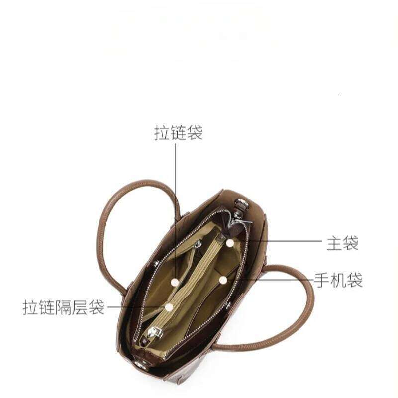 High Quality Women Soft Genuine Leather Large Capacity Female Shoulder Crossbody Bag Classic Designer Girls Handbag Purse Suotong1025