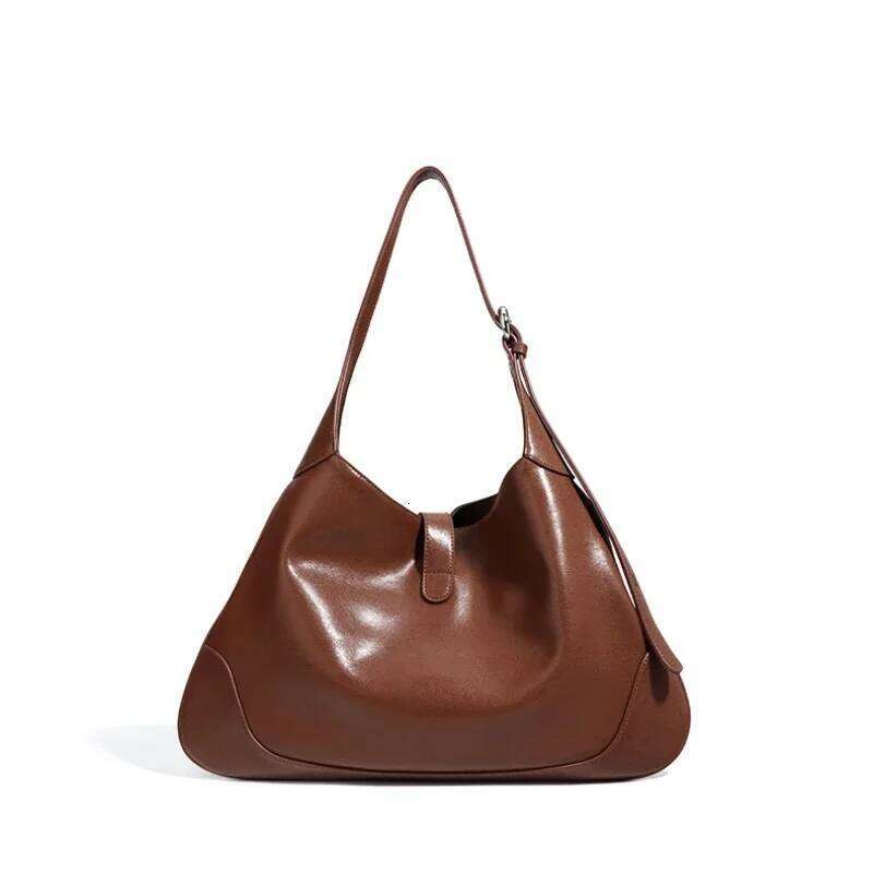 Jonlily Women Genuine Leather Shoulder Female Fashion Handbag Totes Casual Crossbody Commuter Bag Daybag Purse -Kg1734 Suotong1025