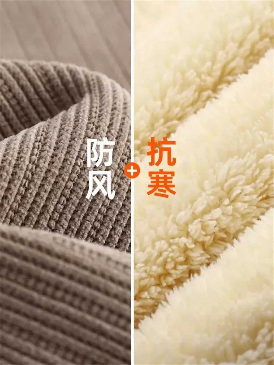 Warm Winter Straight Pants Womens Snow Plush Fleecing Thermal Strench Lady OL Slim Trousers Femail Thick Clothing LeggingsT251025