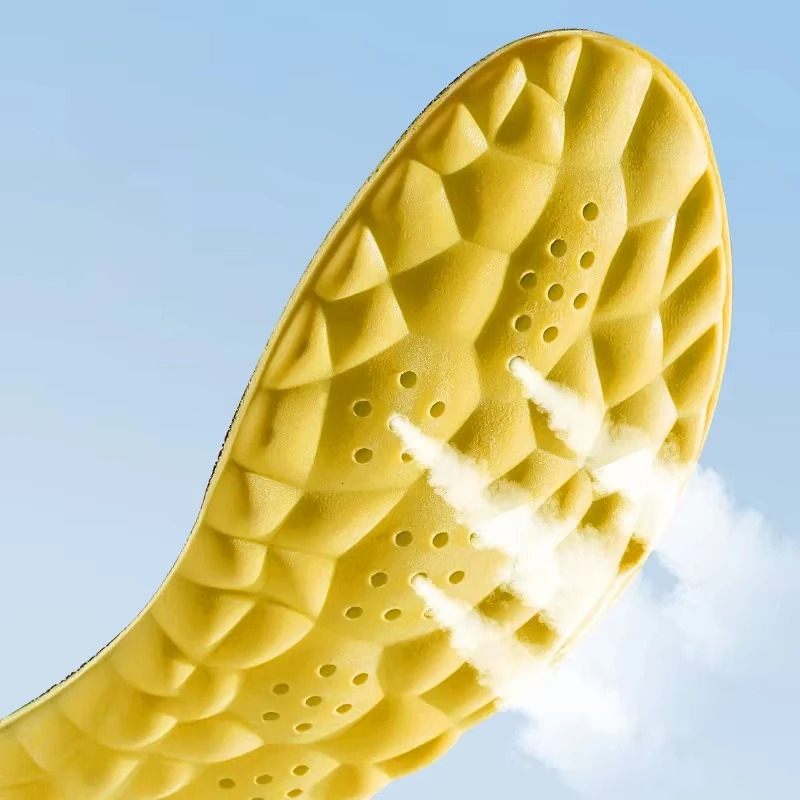 4D Cloud Technology PU Sole Sports Insoles For Shoes Soft Breathable Shock Absorption Cushion Running Orthopedic Care Insoles251020