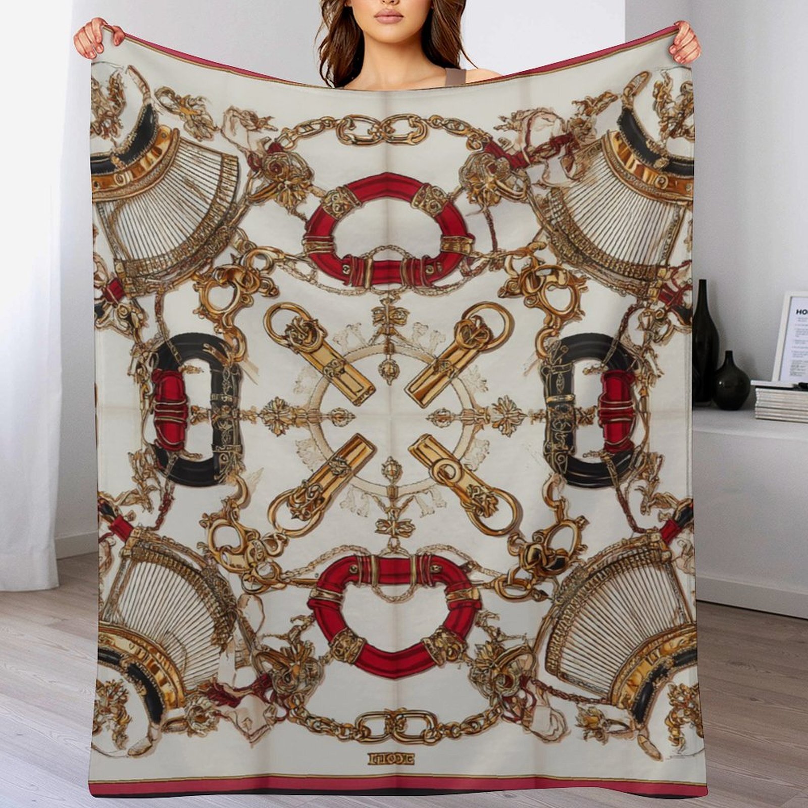 H Designer Horse blanket blanket throw cashmere vibration blanket copert Home Travel Throw Summer Air Conditioner Beach home bedding blankets throws H