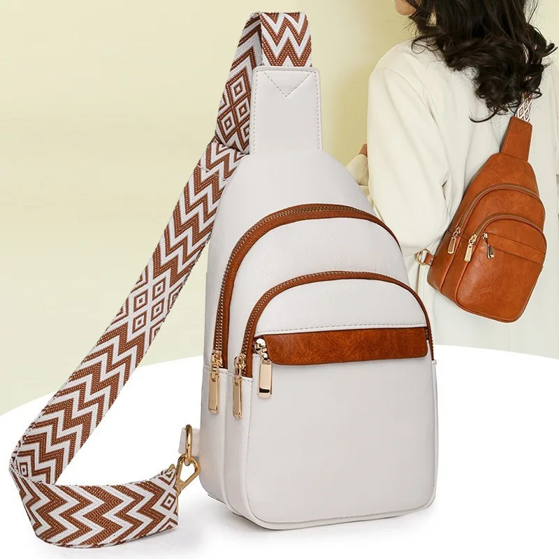 Sling Bag For Women Men Backpack Fanny Pack Crossbody Purse Chest Travel Shoulder Belt Bags Handbag PU Leather Anti Theft 251018