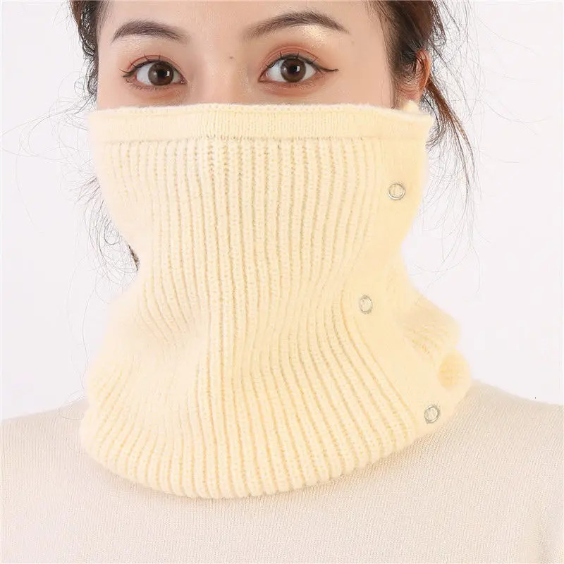 Instant Face Cover Plain Neckerchief For Women Detachable Pullover Scarf Neckcover Ooutdoor Windproof Warm Collar 251020