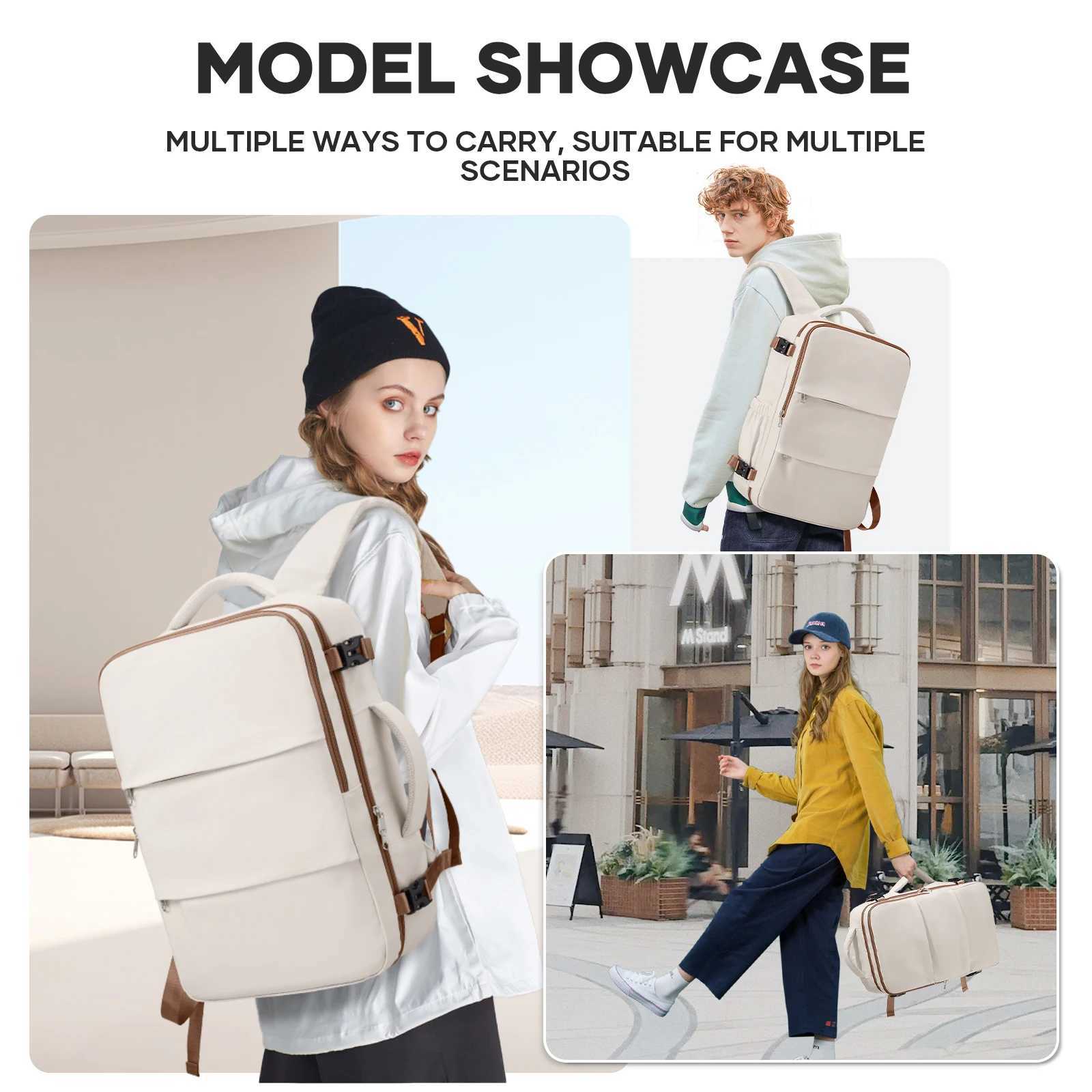 Notebook Backpack Travel 40x30x20 Ryanair Laptop Bag Men Women Business Waterproof Cabin Bag Carry ons Backpack School Bag W251025