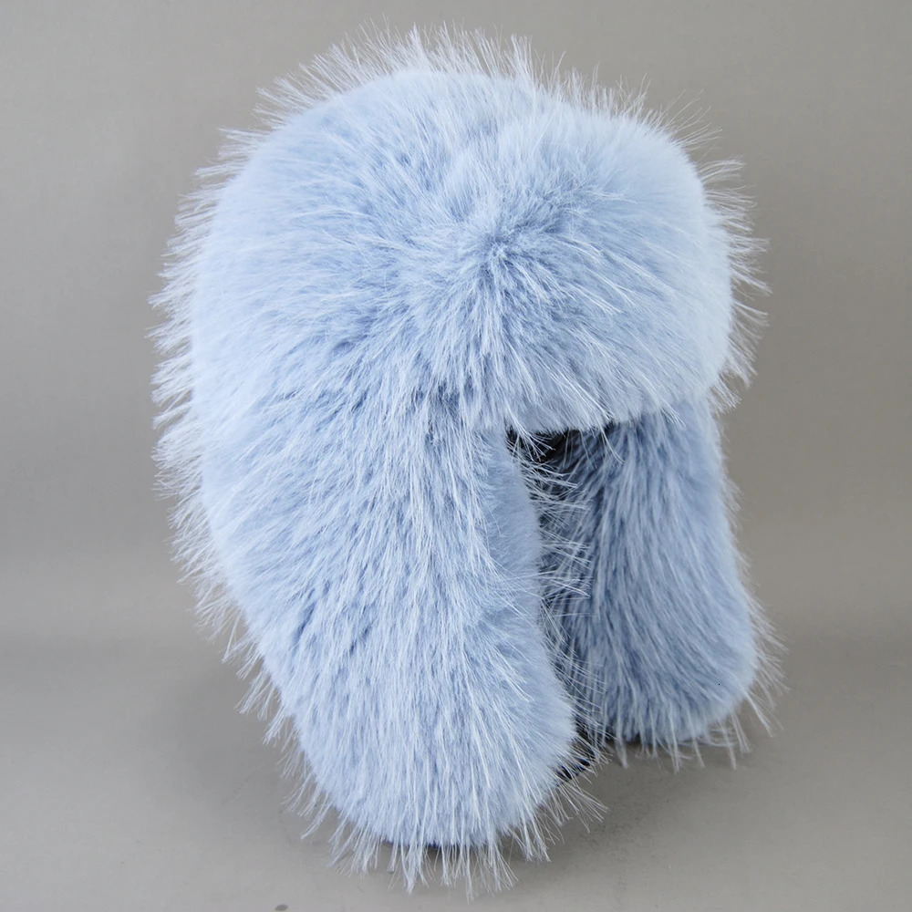 Highend Artificial Hat Unisex False Raccoon Fur Hat Lei Feng Cap Ear Cap Real False Fur Hat 100 Top False Hat 251024