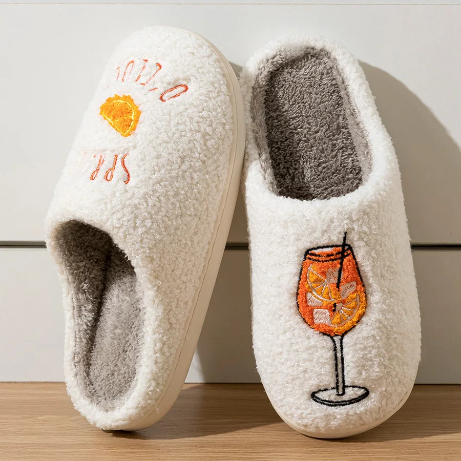 Aperol Spritz Womens Slippers Spritz OClock Cozy Comfy Fluffy Slippers Party Bridal Shower Girl Mom Daughter Gift251020