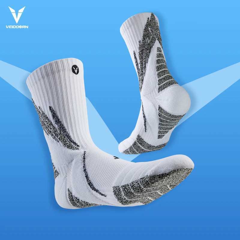 3 Pairs Pack Professional Basketball Socks for Men Thick Non Slip Outdoor Cycling Climbing Running Socks Breathable Y251024