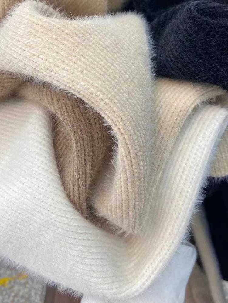 Winter Big Size 5xl Knit Imitation Mink Pants Warm Womens Wide Leg Trousers Korean Fashion Thick Velvet Straight Sweatpants NewT251025