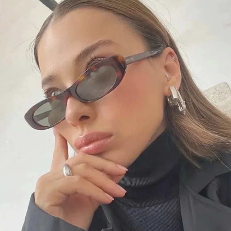 4pcs Small Frame Oval Irregular Sunglasses Women Multi Color Frame Sunglasses Punk Hip Hop Shades UV400 251023