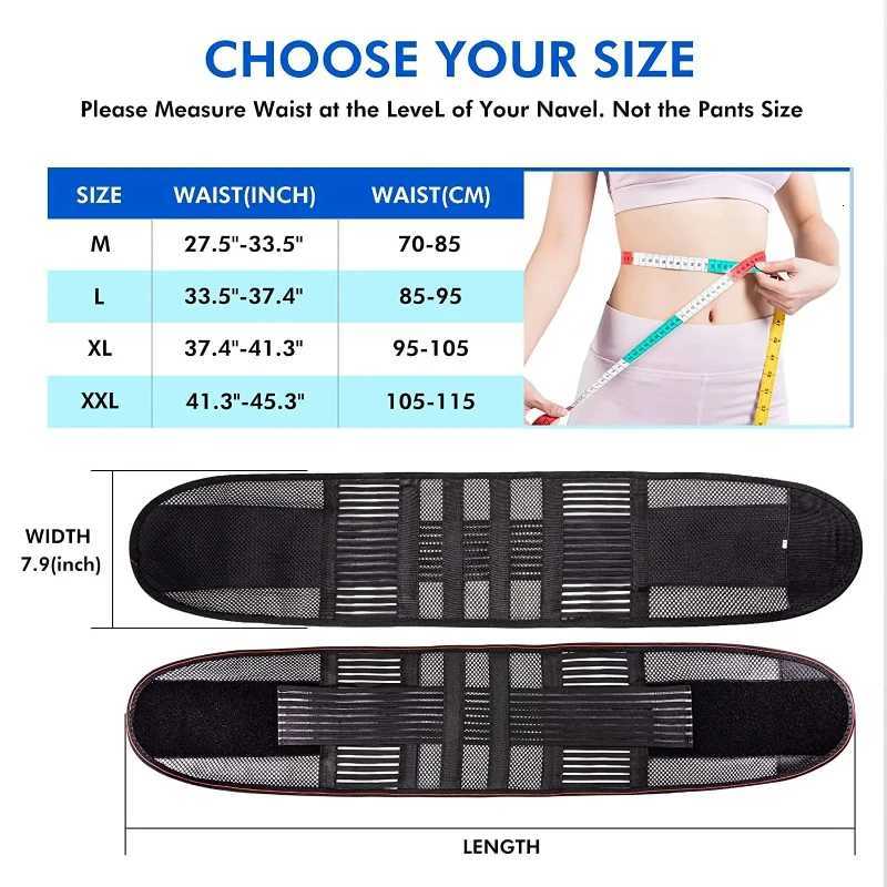 Back Brace for Men and Women Anti Skid Mesh Adjustable Back Lumbar Waist Support Belt Lower for Back Pain Relief Y251025