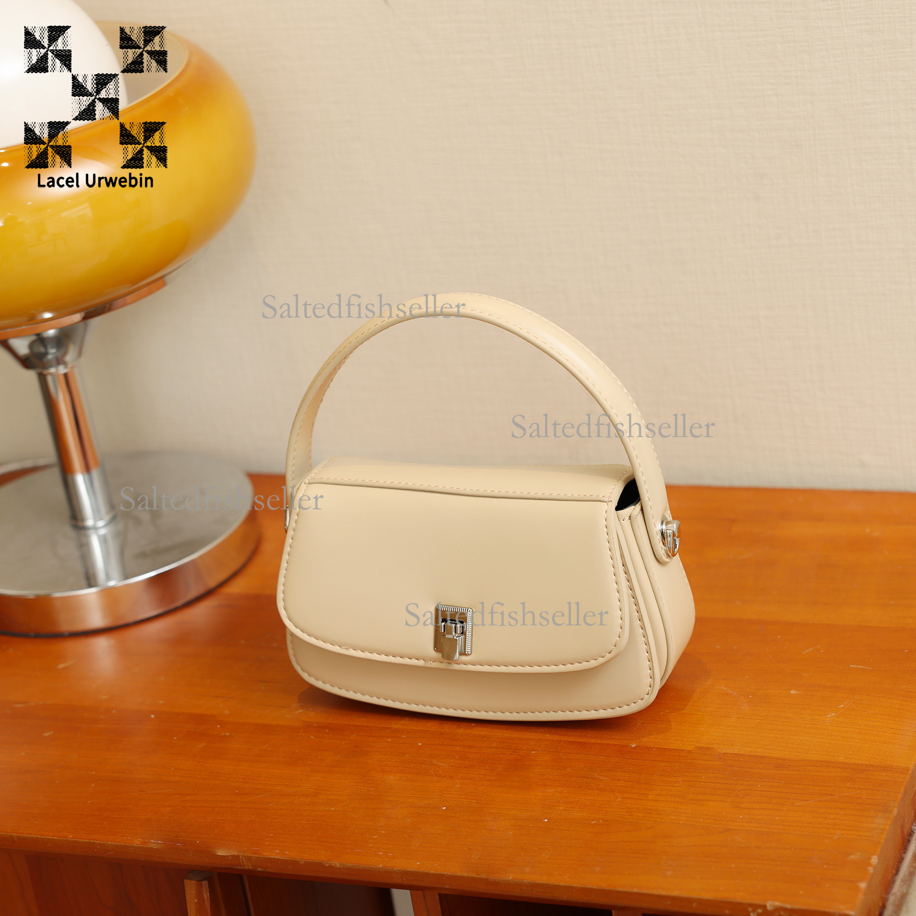 Lacel Urwebin Designer Summer New Handbag High-end Luxury Niche Metal Flip Chain Shoulder Crossbody Bag Fashionable Versatile Mini Business Bag Mobile