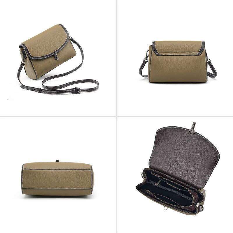 Women's Shoulder Cowhide Vintage Crossbody Messenger Bag Simplicity Genuine Leather Fashion Large Capacity Handbag Suotong251025