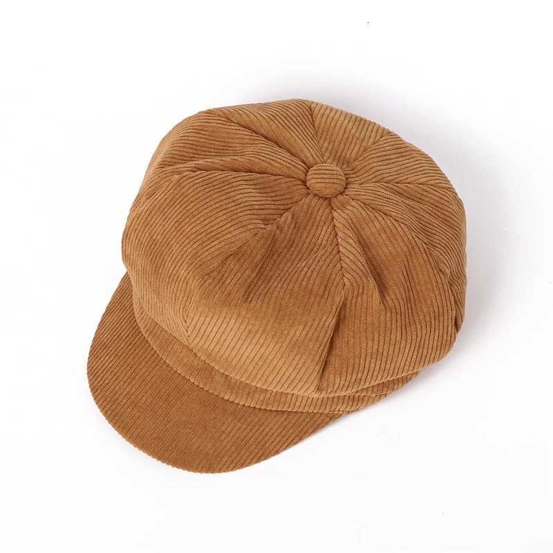 Beret Wen Newsboy C Vintage Beret Painter Hat Winter Hats For Wen Men Octagonal Cs Fem Bone Solid Color Casual Y251025