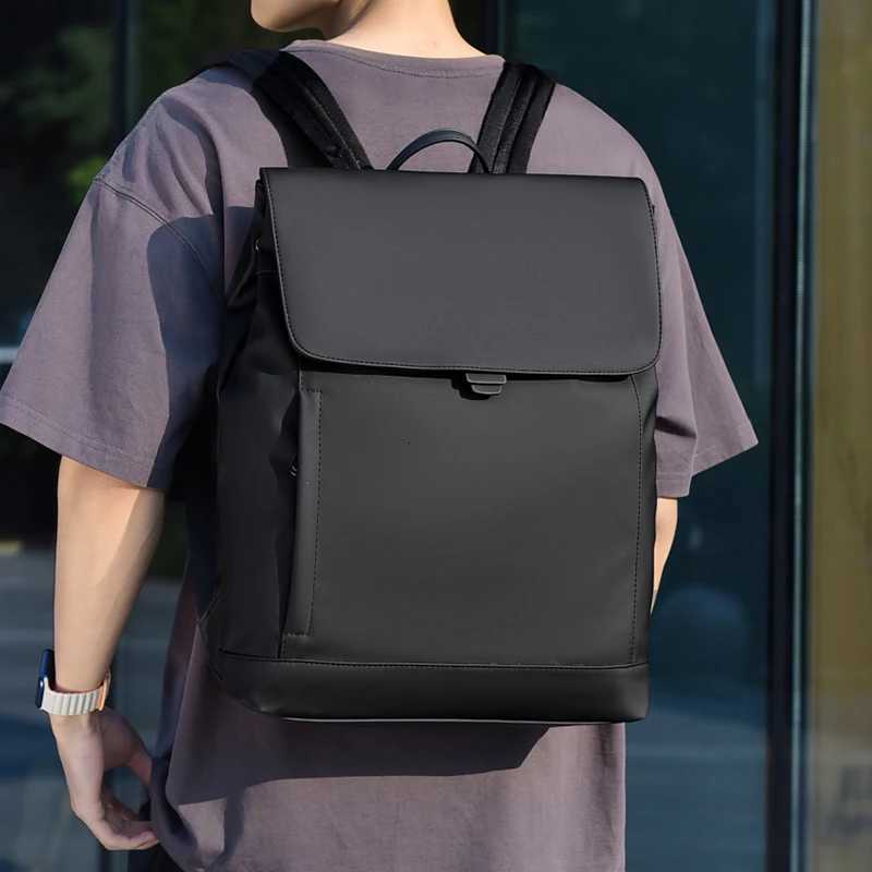 173inch laptop backpack large capacity adjustable shoulder strap business travel school commuting bag smooth backpack W251025