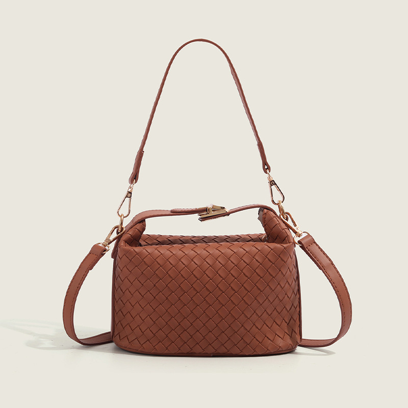 Luxury Brand Designer Bag Fashion Leather Woven Bag For Women 2025 New Fashion Handbag Small Bag Autumn Winter Stylish Shoulder Crossbody Lunch Box Ba