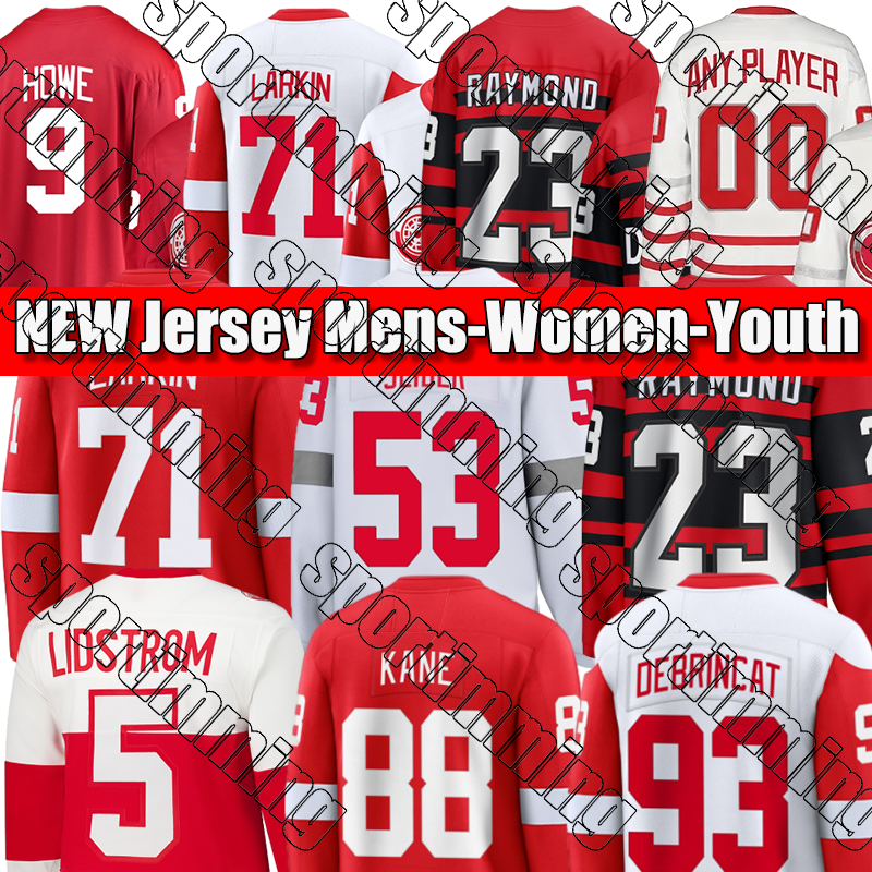 Stadium Series Jerseys 2025 #19 Yzerman C Red Wingss Jersey #53 Seider #9 Howe C Stadium Series Hockey Jerseys new