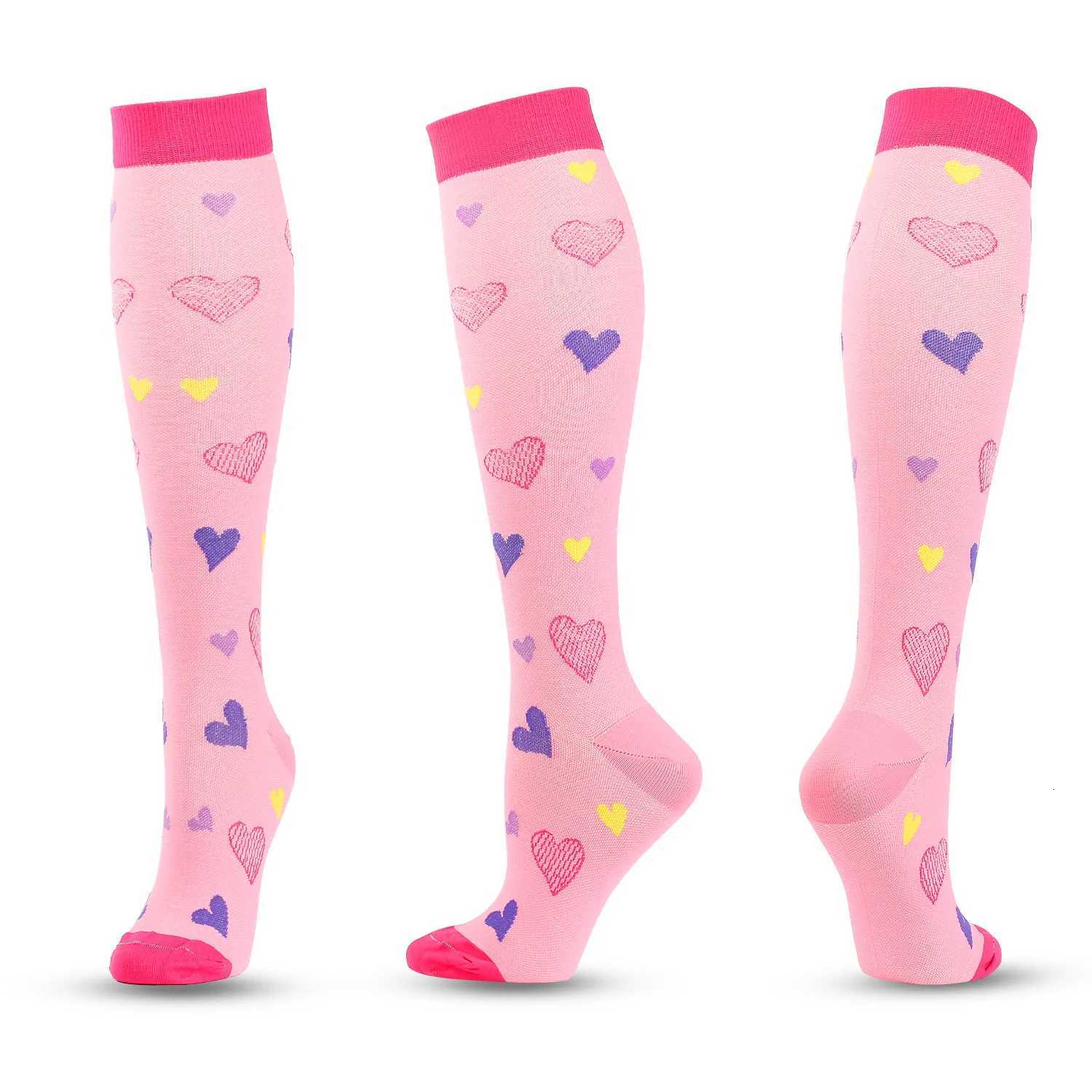 Compression Socks for Sport Enthusiasts Men Women Great for Cycling Running Yoga Football Basketball Rugby Hiking Y251024