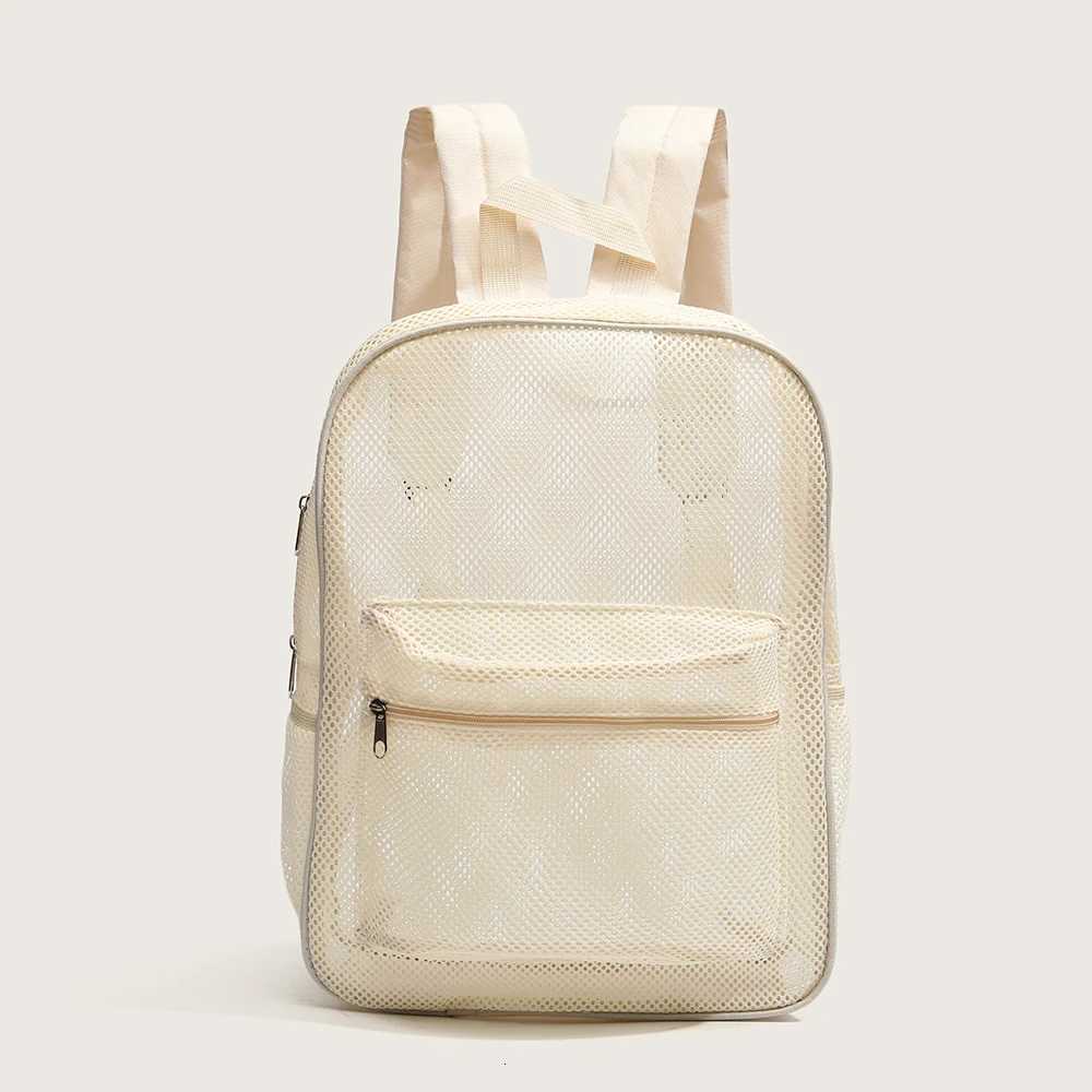 Avantgarde and trendy independent personality mesh backpack W251025