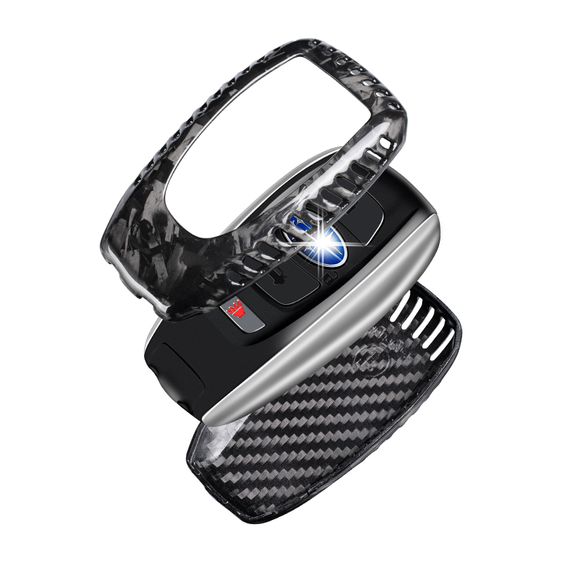 Carbon Fiber Car Key Case Cover For Subaru GT86 T-carbon Factory Sales Key Cover Fob Shell Interior Accessories Protect The Key