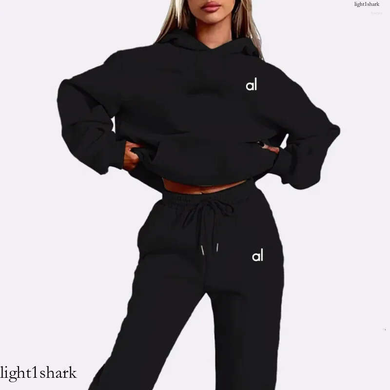 Yoga Scuba jacket scuba hoodie Half Zip Hoodie Women Clothes Sets Jacket Designer Sweater Workout designer Aloliness Sport Coat set Sweatshirt 68