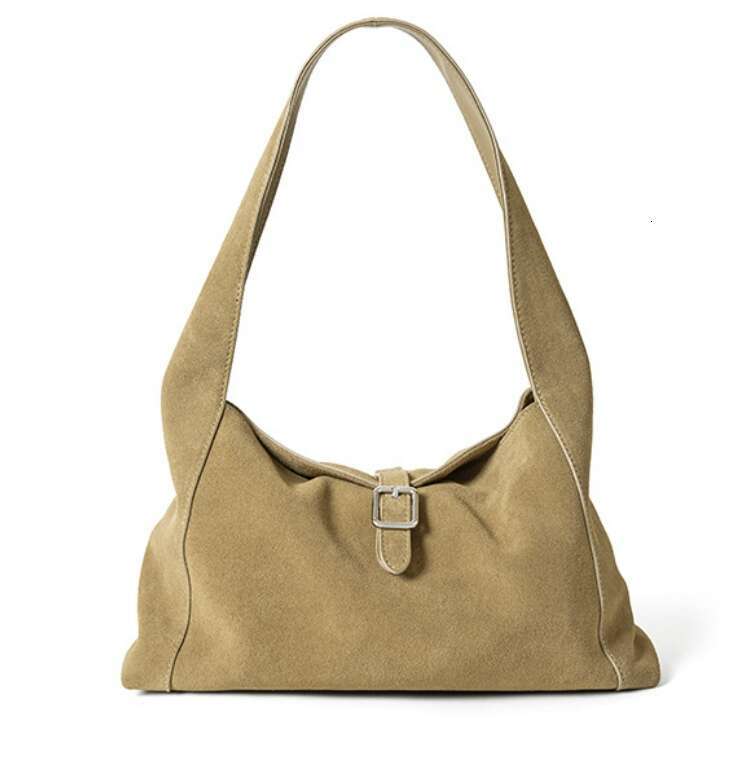 Designer Bags Genuine Grade Suede Leather Women's Tote Designer Brand Cowhide Ladies Shoulder Underarm Bag Small Handbag Free Labubu Pendant As A